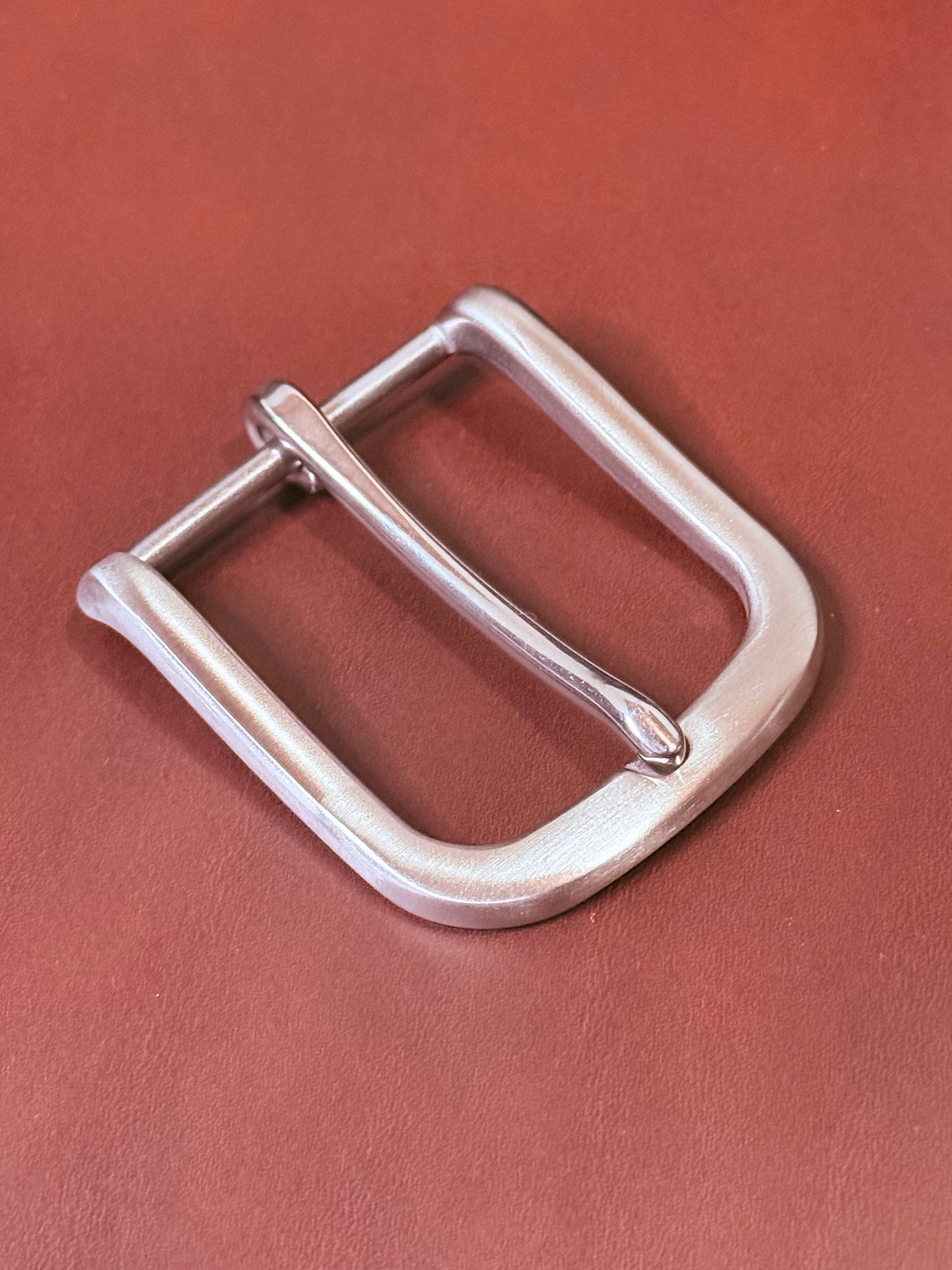 Edelstahl Schnalle 40 mm Durchlass. Gebürstet