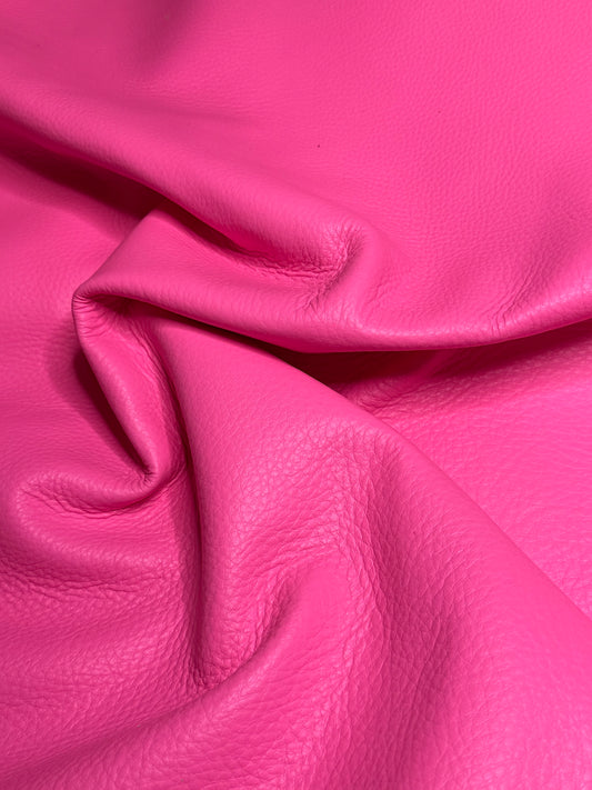 Kalbnappa Pink 1,2mm. Breite 70-80 cm. Zentimeterware.