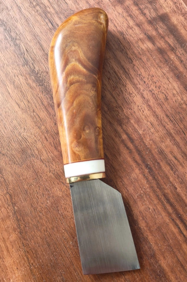Kevin Lee knife 3 cm, for leatherwork. Japanese style cutting knife. Leather knife.