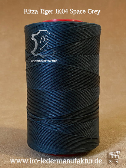 0.6 mm Ritza 25 tiger 100 m spool | Sewing thread for leather, waxed. Hand stitch, flat shape