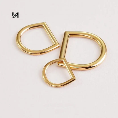 Hility Baghardware Stainless Steel Flat Wire D Rings – Custom Hardware for Bags & Leather Goods