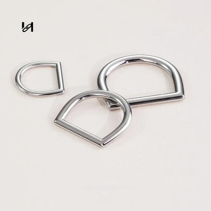Hility Baghardware Stainless Steel Flat Wire D Rings – Custom Hardware for Bags & Leather Goods