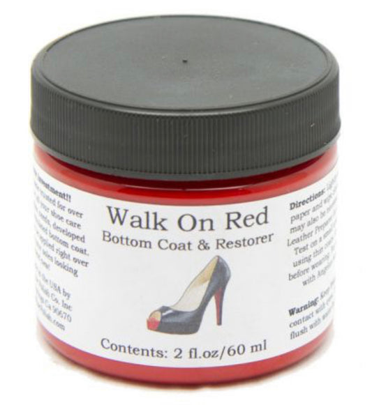 ¡¡Ángelus color “Walk on Red” para!! Suelas de cuero