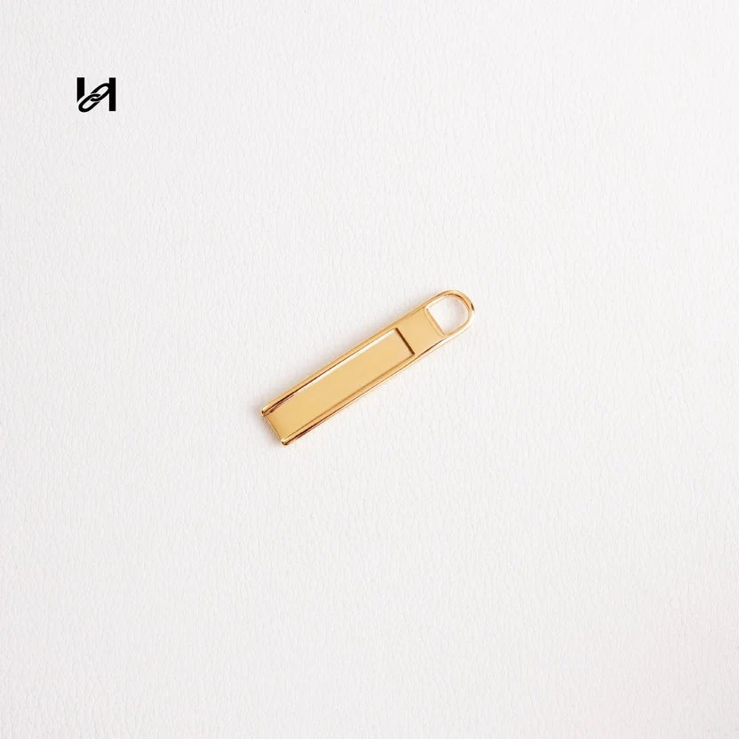 Hility Baghardware insert-leather zip puller