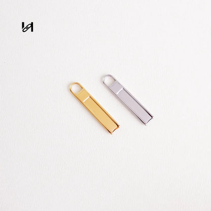 Hility Baghardware insert-leather zip puller