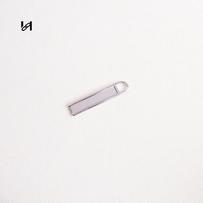 Hility Baghardware insert-leather zip puller