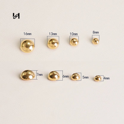 Hility Baghardware Stainless Steel Dome-Shaped Bag Feet