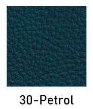 Rindnappa vollnarbig vegetabil Petrol 1,4 mm. Länge ca. 2m. Zentimeterware. Mit naturmerkmalen