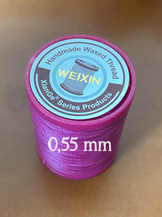 Weixin gewachstes Garn | M50 0,55 mm | 50 m Spule