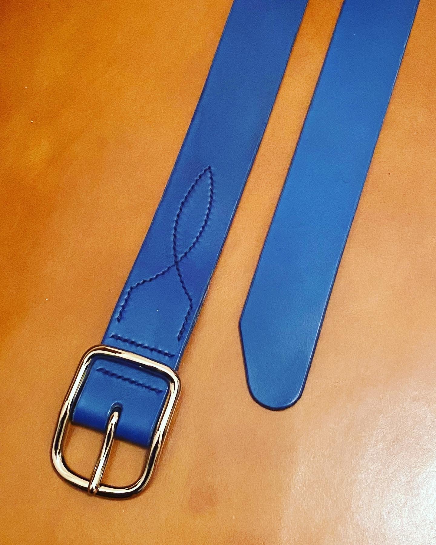 belt | Color BLUE | Width 38mm